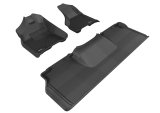 3D MAXpider 10-12 Dodge Ram 2500 / 3500 MEGA Cab Kagu Black Full Set (1 EYELET) thumbnail 1
