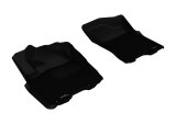 3D MAXpider 09-15 Nissan Titan Crew Cab Kagu Black Full Set (w/ STORAGE BOX) thumbnail 1