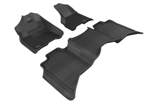 3D MAXpider 09-12 Dodge Ram 1500 Crew Cab / 2500 / 3500 Crew Cab Kagu Black Full Set (1 EYELET) thumbnail 1