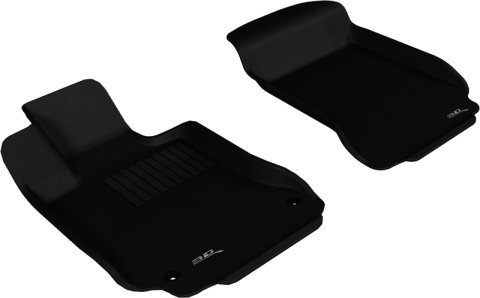 3D MAXpider 08-14 Mercedes-Benz C-CLASS Sedan (W204) / C63 AMG Sedan (W204) Kagu Black Full Set thumbnail 3