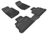 3D MAXpider 07-13 Jeep Wrangler JK UnLimited Kagu Black Full Set thumbnail 1