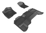 3D MAXpider 07-13 Chevrolet Silverado 1500 EXTENDED Cab Kagu Black Full Set thumbnail 2