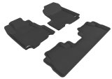 3D MAXpider 07-11 Honda CR-V Kagu Black Full Set thumbnail 2