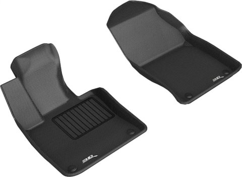 3D MAXpider 19-25 Volvo V60/Cross Country Hybrid/S60 Hybrid Kagu Black Full Set (2PC R2) thumbnail 2