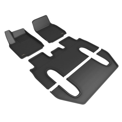3D MAXpider 22-26 Tesla Model X 6-Seat Kagu Black Full Set thumbnail 4