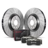 Brembo OE 15-20 Audi A3/2014 Volkswagen Golf Front Disc Brake Kit (2x bre09.9145.1X, 1x breP85126N) thumbnail 1