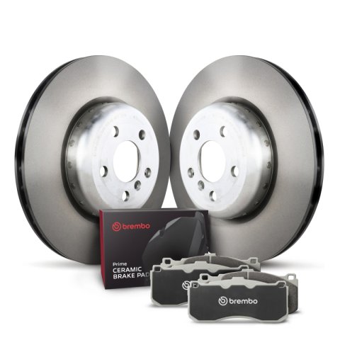 Brembo OE 08-13 BMW 135i Front Disc Brake Kit (2x bre09.C403.13, 1x breP06041N)