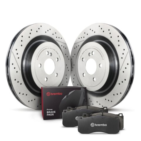 Brembo OE Front Disc Brake Kit (2x bre09.B805.11, 1x breP50127) thumbnail 3