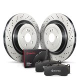 Brembo OE Rear Disc Brake Kit (2x bre09.A326.11, 1x breP50110) thumbnail 1