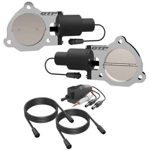 QTP Dual 3.5in Electric Valves / Wiring / 1 Toggle Switch / 2 SS 3.5in Cutouts (1x qtpQTEC70, 2x qtp10350) thumbnail 3