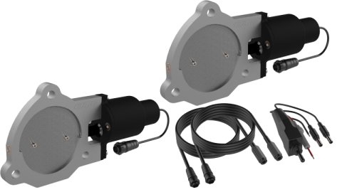 QTP Dual 3.5in Electric Valves / Wiring / 1 Toggle Switch / 2 SS 3.5in Cutouts (1x qtpQTEC70, 2x qtp10350) thumbnail 6