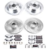 Power Stop 15-16 Hyundai Genesis Front & Rear Z26 Street Warrior Brake Kit (1x psbK5848-26, 1x psbK7371-26) thumbnail 3