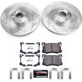 Power Stop 15-16 Hyundai Genesis Front & Rear Z26 Street Warrior Brake Kit (1x psbK5848-26, 1x psbK7371-26) thumbnail 5