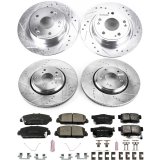 Power Stop 17-18 Acura ILX Front & Rear Z23 Evolution Sport Brake Kit (1x psbK7347, 1x psbK3128) thumbnail 4