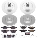Power Stop 17-19 Ford Escape Front & Rear Z23 Evolution Sport Coated Brake Kit (1x psbCRK7723, 1x psbCRK4575) thumbnail 4