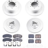 Power Stop 00-04 Mitsubishi Montero Sport Front & Rear Z17 Evolution Geomet Coated Brake Kit (1x psbCRK3091, 1x psbCRK5160) thumbnail 6