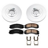 Power Stop 00-04 Mitsubishi Montero Sport Front & Rear Z17 Evolution Geomet Coated Brake Kit (1x psbCRK3091, 1x psbCRK5160) thumbnail 8