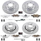 Power Stop 2000 BMW 323i Front & Rear Z26 Street Warrior Brake Kit (1x psbK877-26, 1x psbK869-26) thumbnail 4