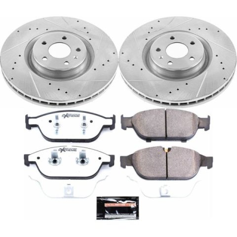 Power Stop 12-16 Audi A6 Quattro Front & Rear Z26 Street Warrior Brake Kit (1x psbK6139-26, 1x psbK6129-26) thumbnail 1