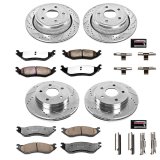 Power Stop 04-06 Dodge Durango Front & Rear Z36 Truck & Tow Brake Kit (1x psbK2172-36, 1x psbK2165-36) thumbnail 4