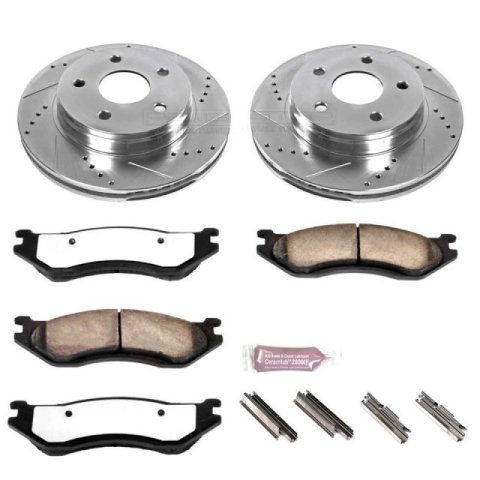 Power Stop 03-05 Dodge Ram 1500 Front & Rear Z36 Truck & Tow Brake Kit (1x psbK2167-36, 1x psbK2172-36)