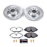 Power Stop 15-16 Volkswagen Golf Front & Rear Z26 Street Warrior Brake Kit (1x psbK7080-26, 1x psbK5671-26) thumbnail 9