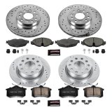 Power Stop 15-16 Volkswagen Golf Front & Rear Z23 Evolution Sport Brake Kit (1x psbK5671, 1x psbK7080) thumbnail 9