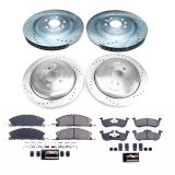 Power Stop 13-18 Lincoln MKT Front & Rear Z23 Evolution Sport Brake Kit (1x psbK6374, 1x psbK6819) thumbnail 2