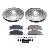 Power Stop 13-18 Lincoln MKT Front & Rear Z23 Evolution Sport Brake Kit (1x psbK6374, 1x psbK6819) thumbnail 4