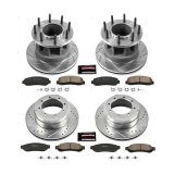 Power Stop 10-11 Ford F-350 Super Duty Front & Rear Z23 Evolution Brake Kit (1x psbK5579, 1x psbZ23-1069, 1x psbAR82128XL, 1x psbAR82128XR) thumbnail 3