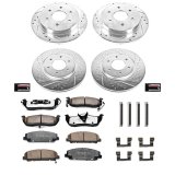 Power Stop 08-10 Infiniti QX56 Front & Rear Z36 Truck & Tow Brake Kit (1x psbK2961-36, 1x psbK2445-36) thumbnail 5