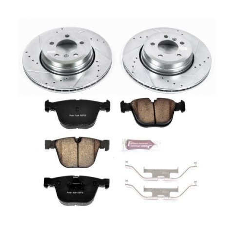 Power Stop 06-08 BMW 750i Front & Rear Z23 Evolution Sport Brake Kit (1x psbK2054, 1x psbK5283) thumbnail 1