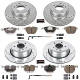 Power Stop 06-07 BMW 530xi Front & Rear Z26 Street Warrior Brake Kit (1x psbK2110-26, 1x psbK5492-26) thumbnail 3