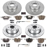 Power Stop 06-07 BMW 525xi Front & Rear Z26 Street Warrior Brake Kit (1x psbK2110-26, 1x psbK5491-26) thumbnail 3