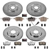 Power Stop 00-06 Audi TT Quattro Front & Rear Z26 Street Warrior Brake Kit (1x psbK914-26, 1x psbK920-26) thumbnail 4
