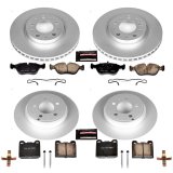 Power Stop 94-97 Volvo 850 Front & Rear Z23 Evolution Sport Coated Brake Kit (1x psbCRK3145, 1x psbCRK572) thumbnail 4