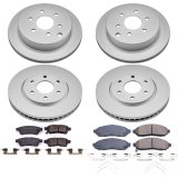 Power Stop 2019 Nissan Frontier Front & Rear Z17 Evolution Geomet Coated Brake Kit (1x psbCRK8324, 1x psbCRK4621) thumbnail 4