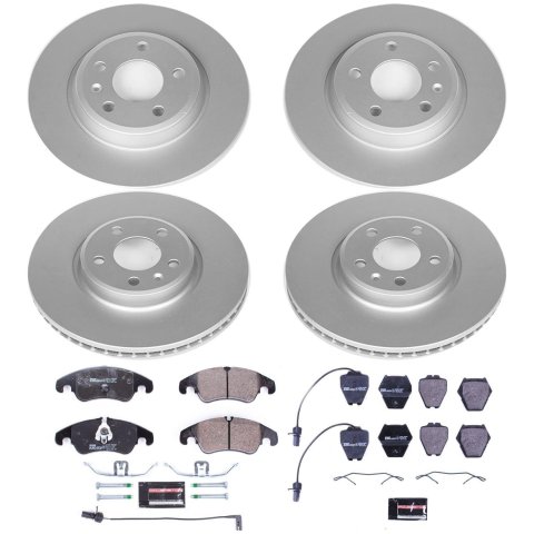 Power Stop 12-16 Audi A4 Front & Rear Euro-Stop Brake Kit (1x psbESK6133, 1x psbESK4745) thumbnail 6