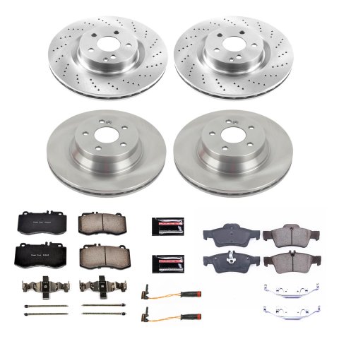 Power Stop 10-11 Mercedes-Benz E550 Front & Rear Autospecialty Brake Kit (1x psbKOE6881, 1x psbKOE6640) thumbnail 3