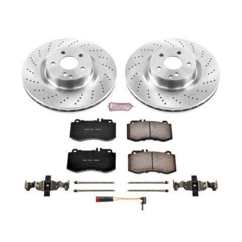 Power Stop 10-11 Mercedes-Benz E550 Front & Rear Autospecialty Brake Kit (1x psbKOE6881, 1x psbKOE6640) thumbnail 7