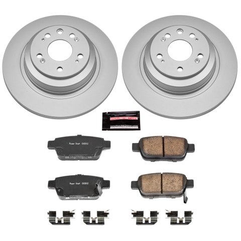 Power Stop 09-14 Acura TL Front & Rear Z17 Evolution Geomet Coated Brake Kit (1x psbCRK5854, 1x psbCRK5855) thumbnail 4