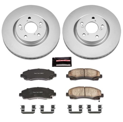 Power Stop 09-14 Acura TL Front & Rear Z17 Evolution Geomet Coated Brake Kit (1x psbCRK5854, 1x psbCRK5855) thumbnail 6