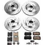 Power Stop 02-04 Mercedes-Benz C32 AMG Front & Rear Z23 Evolution Sport Brake Kit (1x psbK6226, 1x psbK6205) thumbnail 4