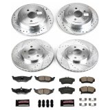 Power Stop 01-03 Chrysler PT Cruiser Front & Rear Z23 Evolution Sport Brake Kit (1x psbK6266, 1x psbK1704) thumbnail 2