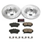Power Stop 01-03 Chrysler PT Cruiser Front & Rear Z23 Evolution Sport Brake Kit (1x psbK6266, 1x psbK1704) thumbnail 5