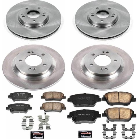 Power Stop 13-17 Kia Optima Front & Rear Autospecialty Brake Kit (1x psbKOE5377, 1x psbKOE7524) thumbnail 4