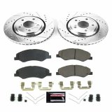Power Stop 18-19 Honda Odyssey Front & Rear Z23 Evolution Sport Brake Kit (1x psbK7903, 1x psbK7670) thumbnail 2