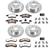 Power Stop 99-04 Jeep Grand Cherokee Front & Rear Z36 Truck & Tow Brake Kit (1x psbK2151-36, 1x psbK2149-36) thumbnail 3