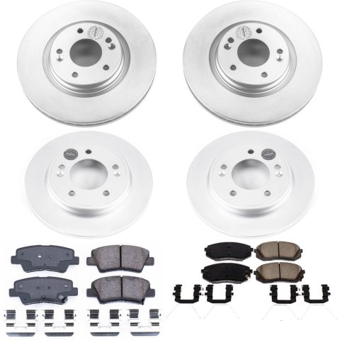 Power Stop 2019 Hyundai Veloster Front & Rear Z17 Evolution Geomet Coated Brake Kit (1x psbCRK8331, 1x psbCRK8011) thumbnail 4