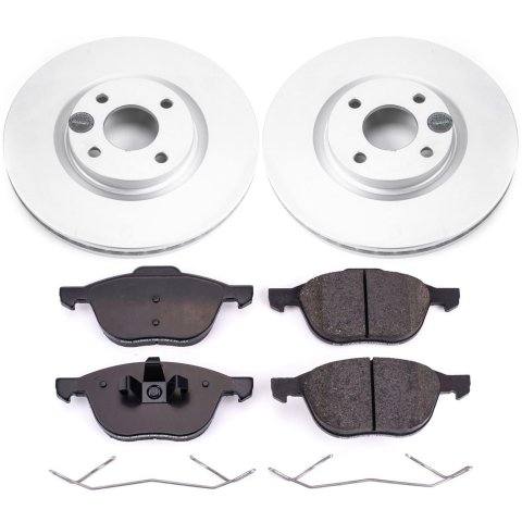 Power Stop 2018 Ford EcoSport Front & Rear Z17 Evolution Geomet Coated Brake Kit (1x psbCRK7884, 1x psbCRK7898) thumbnail 7
